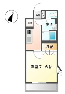 レスポワール善通寺【101号室】の間取り