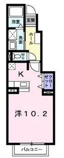 カリーノ【103号室】の間取り