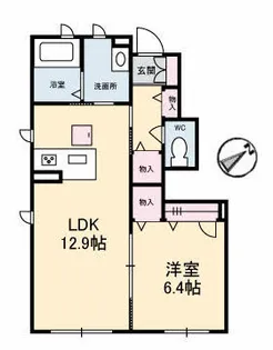 エル・メゾン【103号室】の間取り
