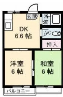 シーサイド・ハイツA棟【202号室】の間取り