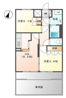 ボヌール【105号室】の間取り