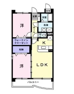 グランディール・S【305号室】の間取り