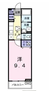 サンライズ元山【103号室】の間取り