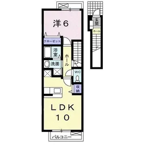 セレーナー【202号室】の間取り