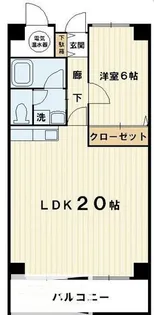アーバン茜【701号室】の間取り