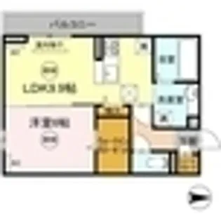DーROOM春日C【103号室】の間取り