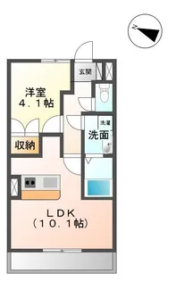 エスポワール【202号室】の間取り