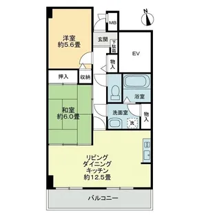 スカール松縄【302号室】の間取り