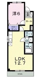 プチメゾン 21【103号室】の間取り