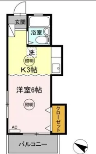 ピュアハイツ生野【401号室】の間取り