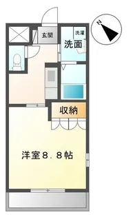 グランシャリオ【201号室】の間取り