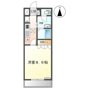 ルミエール【103号室】の間取り