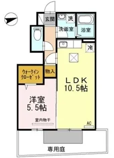 サンクチュアリ【101号室】の間取り