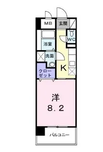 デイ ドリーム【102号室】の間取り
