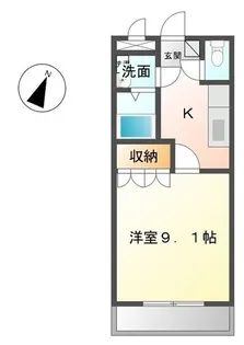 ハイツフレンド【205号室】の間取り