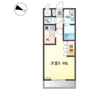 ラ フォルテ【106号室】の間取り