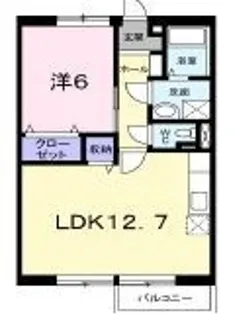 アメニティハイツカワシマA【203号室】の間取り
