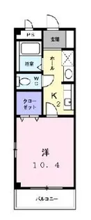 サンライズ宮川【306号室】の間取り