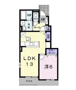 フォルシュ ヴェーラ【103号室】の間取り