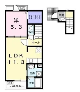 アネックス・S Ⅱ【202号室】の間取り
