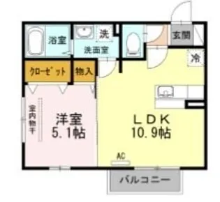 ファミール多賀【202号室】の間取り