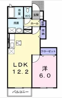 アースC【102号室】の間取り
