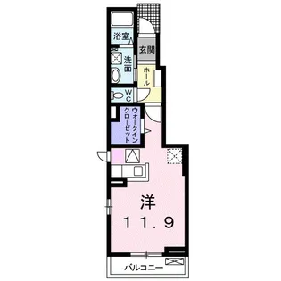 ベル メゾン【105号室】の間取り