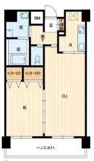 アルファレガロ栗林【306号室】の間取り
