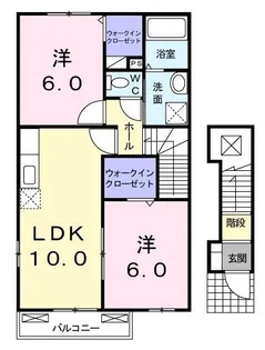 サニー レジデンスC【201号室】の間取り