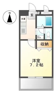 エスポア タカスギ【202号室】の間取り