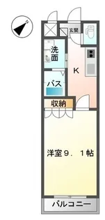 ボア・ソルテ【101号室】の間取り