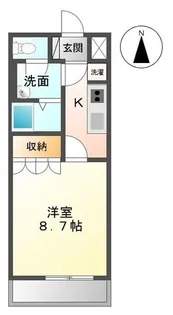 グランシャリオ【202号室】の間取り