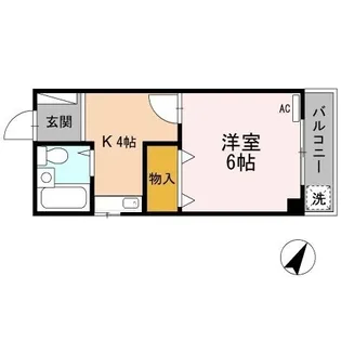 フジミハイツ【202号室】の間取り