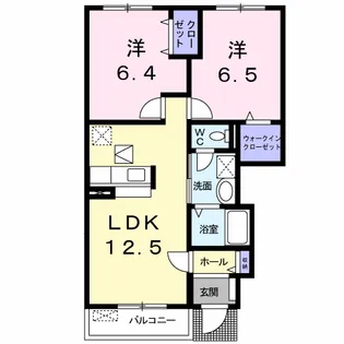 レクサスB【102号室】の間取り