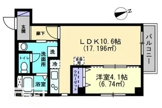 プレミール亀岡【403号室】の間取り