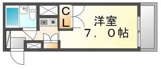 アルファ桜町【604号室】の間取り