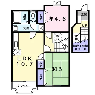 ネオ・フリーダム【202号室】の間取り