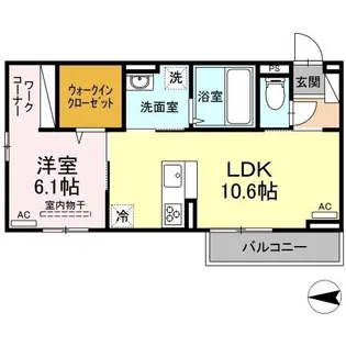 エミネンス【203号室】の間取り