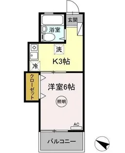 ピュアハイツ生野【306号室】の間取り