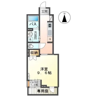 アヴァンセ太田【103号室】の間取り