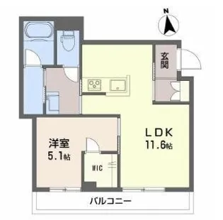 リベル松縄【205号室】の間取り