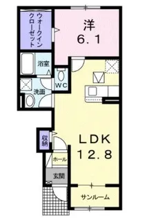 エベントⅢ【102号室】の間取り