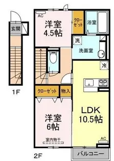 ファースト メゾン【203号室】の間取り