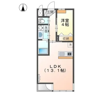 アルバM【201号室】の間取り