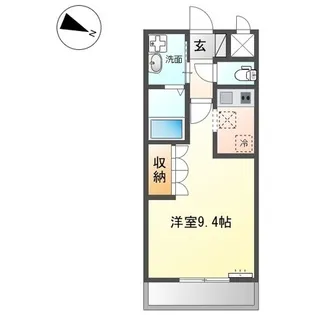 ラ・フォルテ【107号室】の間取り