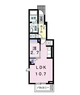 カルム樹【104号室】の間取り