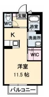 ディアス西宝町【103号室】の間取り