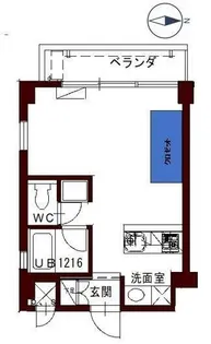 コリドールシュッド【403号室】の間取り