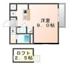 コリドールベイ【103号室】の間取り