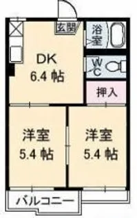 シーサイド・ハイツC棟【101号室】の間取り